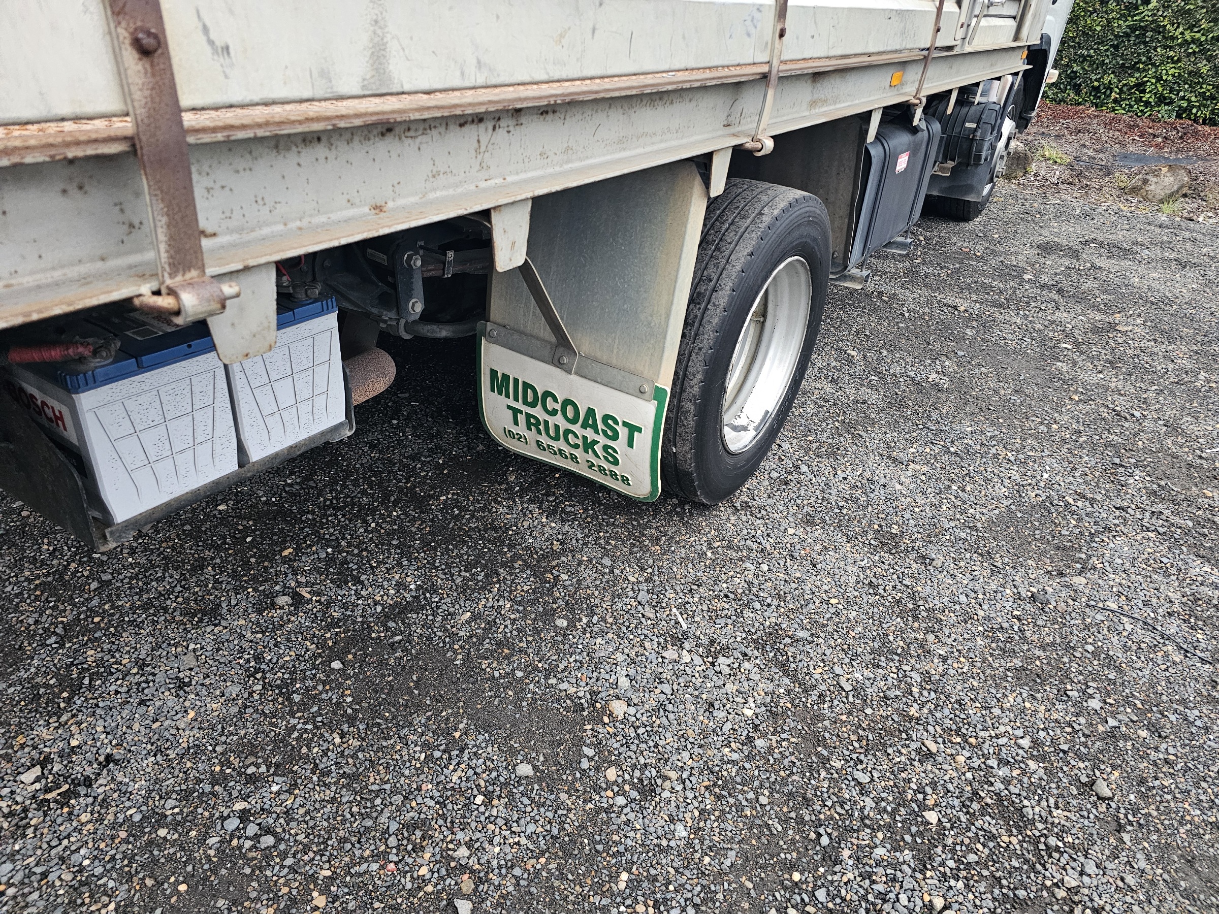 2008 Isuzu NPR 400 rurbo diesel service body crane truck image 7