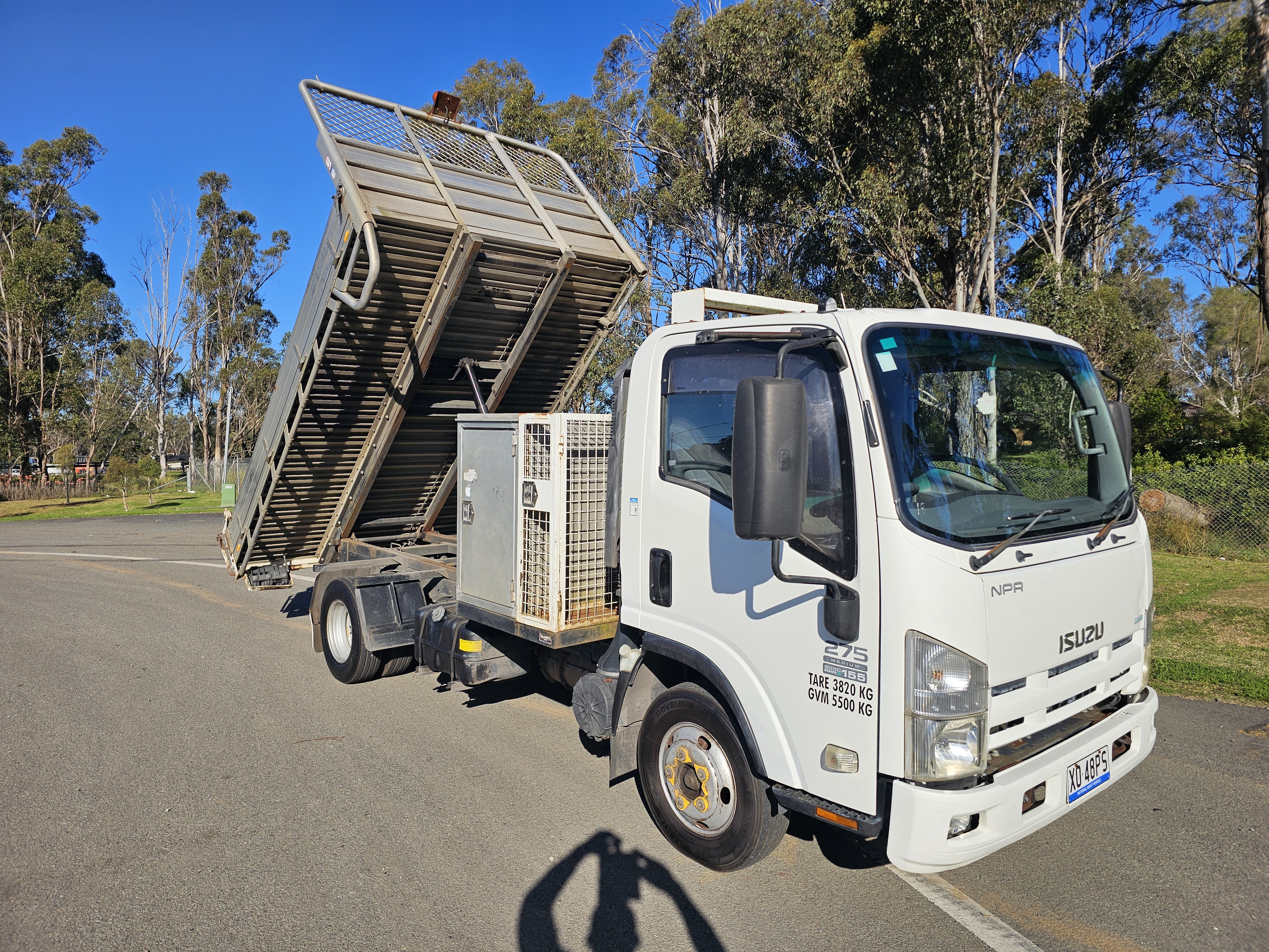 2012 NPR 75 turbo diesel tipper truck